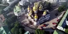 Kiev, le immagini aeree della cattedrale patrimonio Unesco dopo l'attacco russo