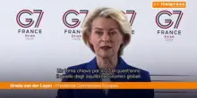 G7, von der Leyen "Dobbiamo collaborare sulle materie prime critiche"
