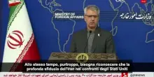 Iran: ancora "profonda sfiducia" verso gli Usa nonostante l'accordo