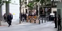 Madrid, leggera contestazione per Zapatero al suo arrivo in tribunale