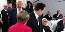 G7, Trump arriva alla riunione e dice: "Sono il boss"