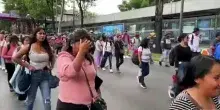 Messico, la protesta degli insegnanti in marcia verso lo stadio