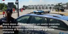 Incendio al casello di Riccione, soccorsi sul posto: il video