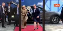 Meloni arriva al Consiglio Ue di Bruxelles