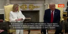 Trump nel 2025: Un onore avere alla Casa Bianca la premier italiana, &egrave; un'amica