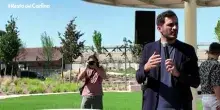 Inaugurato il giardino urbano di fronte alla stazione di Cesena, video