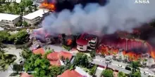 Rep. Dominicana, l'incendio in corso al resort visto dall'alto