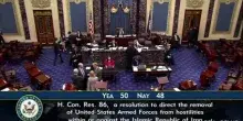 Usa, voto del Senato per limitare i poteri di guerra, Trump furioso