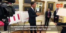 Rutte mostra grafici per elogiare Trump: Grazie a lui 200mila posti di lavoro in pi&ugrave; negli Usa