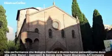 Slanci, una spirale in piazza Santo Stefano a Bologna: video