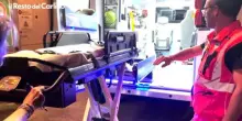 I soccorritori fuori dalle discoteche