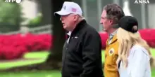 Washington, Trump visita il cantiere dei lavori al parco Lafayette