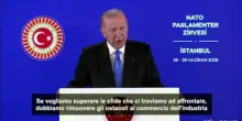 Erdogan: Turchia sia inclusa in iniziative di difesa e sicurezza Ue