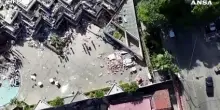 Terremoto in Venezuela, dall'alto Caraballeda &egrave; una distesa di macerie