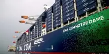 Inaugurata Notre-Dame, gigante dei mari: trasporta 24mila container