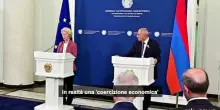 L'Ue promette aiuti all'Armenia contro la "coercizione russa"
