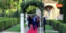 Salvini insieme a Francesca Verdini arrivano a Villa Taverna per celebrazioni 'Freedom 250'