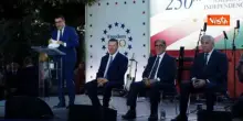 250esimo Usa, Salvini scherza a Villa Taverna: Profumo di hamburger mi porta a tagliare mio discorso