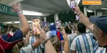 Messi e compagni agli ottavi, tifosi dell'Argentina in festa a Miami