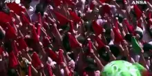 Spagna, iniziati a Pamplona i festeggiamenti per San Ferm&iacute;n