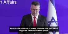 Israele-Libano, confermato prossimo round di colloqui a Roma