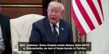 Trump: molto deluso dalla Nato ma non abbiamo bisogno di nessuno