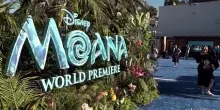 Dwayne Johnson "The Rock" in versione Maui alla prima di "Oceania"