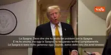 Trump: Ho avuto problemi con la Spagna, ma &egrave; tornata in carreggiata spendendo molto per Nato