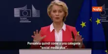 Von Der Leyen: Per proteggere l'infanzia serve un'et&agrave; minima per l'accesso ai social