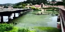 Caldo a Torino, il Po si ricopre di alghe