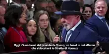 Iran, presidente brasiliano Lula accusa Trump: su Hormuz fa il pirata