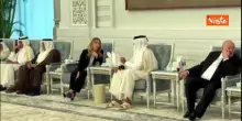 Meloni a Doha per cerimonia funebre dell'Emiro Padre Al Thani