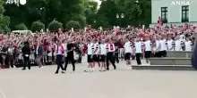 Mondiali, in trionfo la Nazionale norvegese di ritorno ieri a Oslo