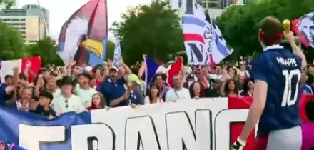 Mondiali, l'attesa in festa dei tifosi francesi a Dallas