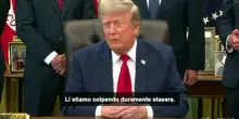 Trump: stiamo colpendo l'Iran con grande intensit&agrave;