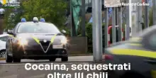Cocaina, sequestrati oltre 111 chili, il video