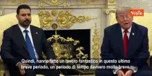 Trump scherza col primo ministro iracheno: Un leader giovane e bello... e questo non mi piace