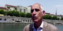 Il fiume Po in sofferenza, invaso dalle alghe e con poca acqua