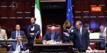 Cecilia Guerra (Pd) intona canto delle mondine "Sebben che siamo Donne" in Aula