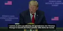 Trump: 10 miliardi di dollari di nuovi investimenti in difesa