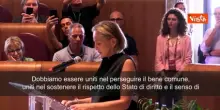 Sharon Stone ad Assemblea Nobel a Roma: Dignit&agrave; umana non &egrave; algoritmo, perseguire bene comune