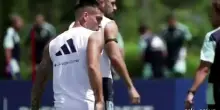L'Argentina si prepara per la finale, Messi rilassato a bordo campo
