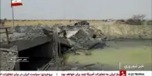 Iran, latv di stato diffonde immagini dei ponti danneggiati dagli Usa