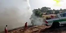 Incendio tra Nuorese e Oristanese, in volo due Canadair