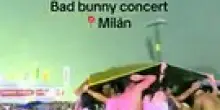 Concerto di Bad Bunny annullato per maltempo, gli spettatori saranno rimborsati