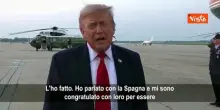 Trump: Nessuna tensione con la Spagna mi sono congratulato con loro