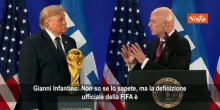 Infantino: Fifa d&agrave; felicita all'umanit&agrave;. E Trump scherza: Finch&eacute; la tua squadra non perde
