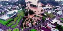 Inondazioni nel sud del Brasile, isolate alcune comunit&agrave;