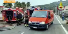 Termini Imerese, incendio nella zona industriale