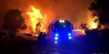 Spagna, impressionanti immagini da un incendio a Ovest di Madrid
